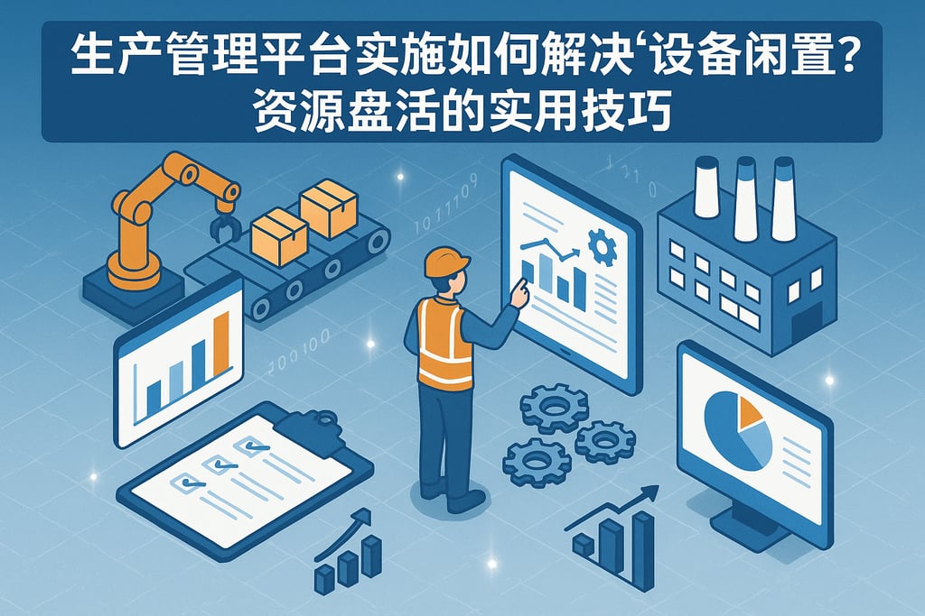 生产管理平台实施如何解决 “设备闲置”？资源盘活的实用技巧